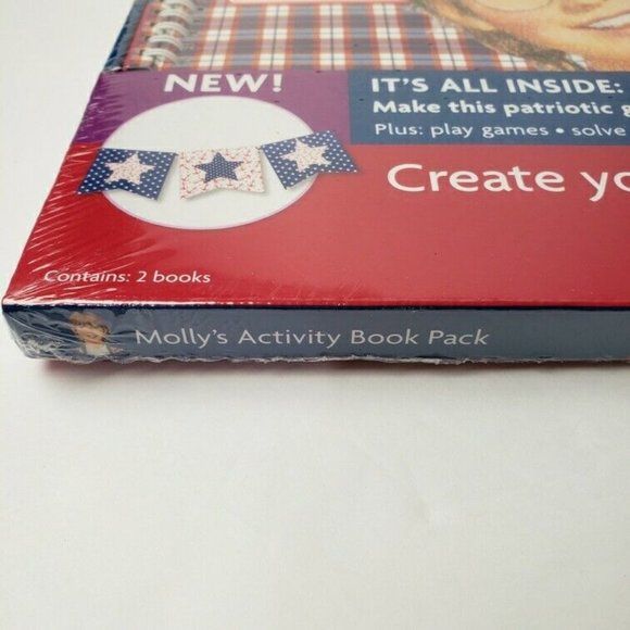 American Girl Molly's Activity Book Pack 2-in-1 Book Set Girls NEW - Picture 6 of 9